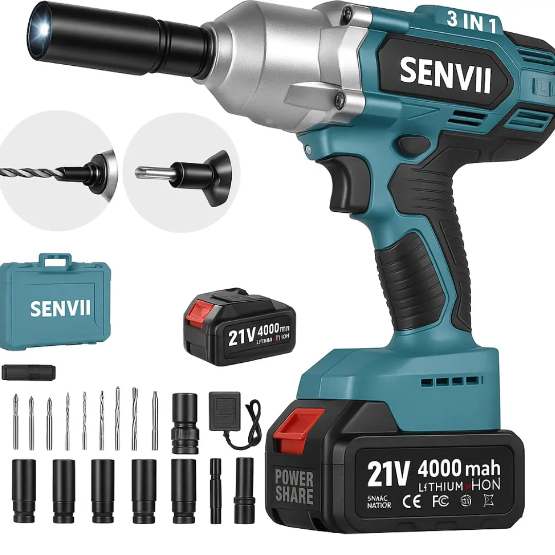 SENVII TorqueMax 650 Pro 3 in 1 ⚡ + Free Battery & Charger